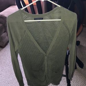 Army Green Cardigan
